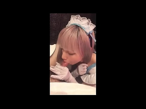 ❤️ Idol ya Kijapani [mayuka], vazi la msichana wa Kifaransa, sehemu ya 1, blowjob na kujipaka losheni ❤️  ❌️